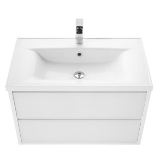 Тумба под раковину Акватон Римини 80см белый 1A226701RN010